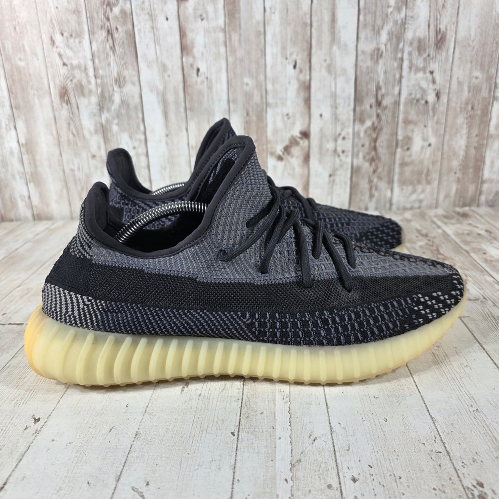 Adidas Yeezy Boost 350 V2 Carbon FZ5000 Mens Size 12.5 Black Grey Sneakers
